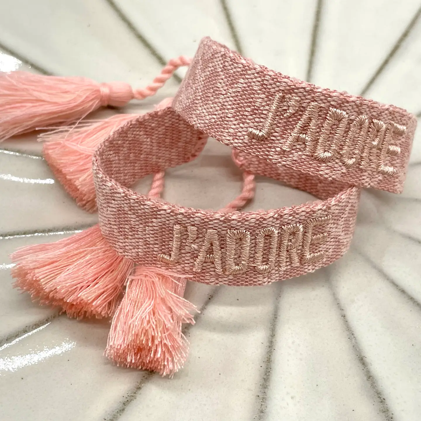 Bracelet cordon j’adore