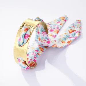 Bracelet jonc foulard
