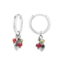 Boucles d'oreilles fraise et perle