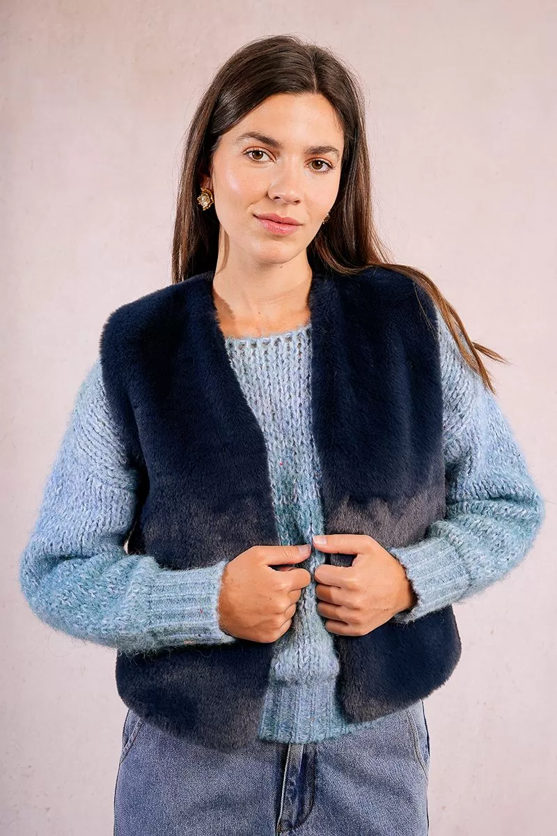 Gilet S/M fourrure