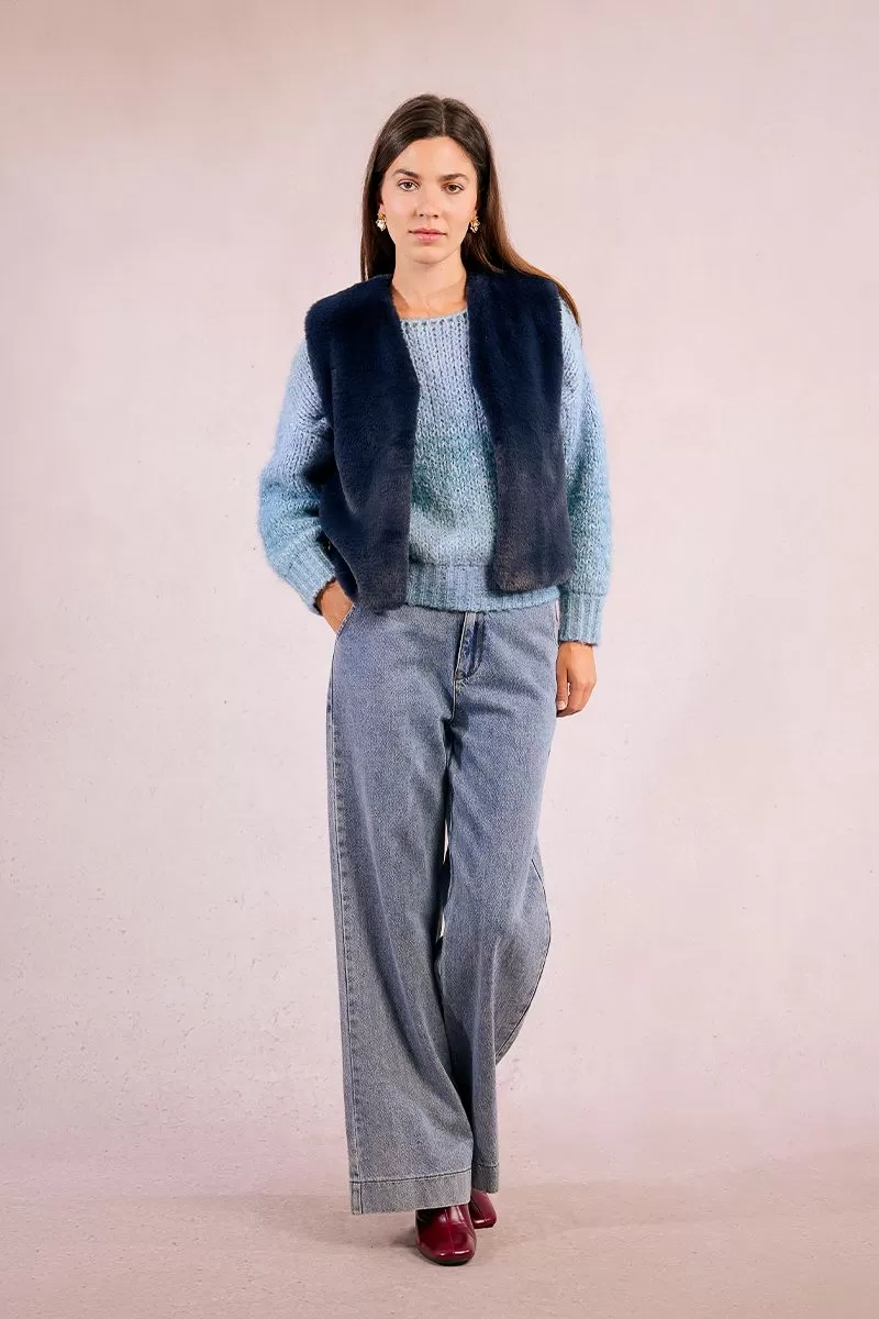 Gilet S/M fourrure