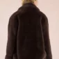 Manteau imitation fourrure