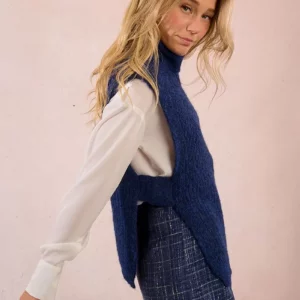 Pull col roulé S/M