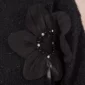 Pull fleurs en relief