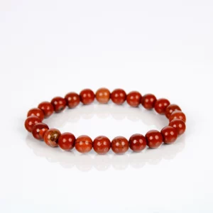 Bracelet pierre naturelle Jaspe rouge