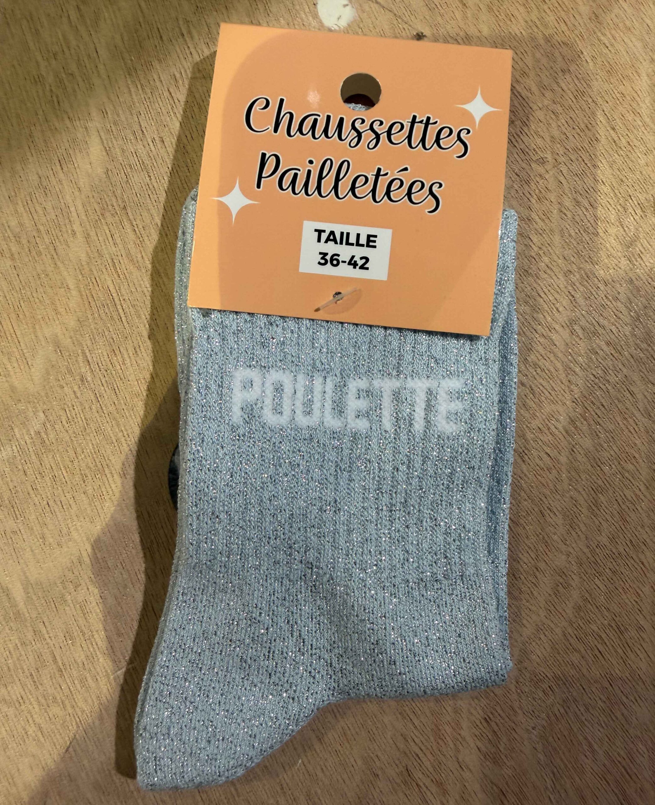 Chaussettes paillettes