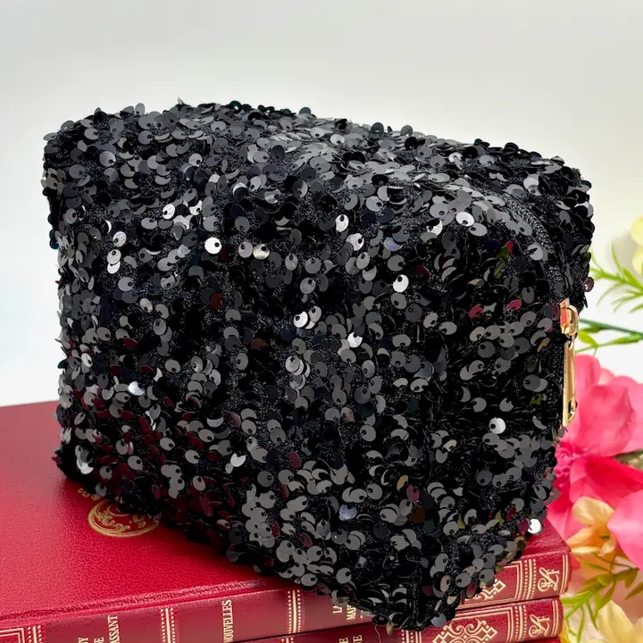 Trousse à maquillage sequins