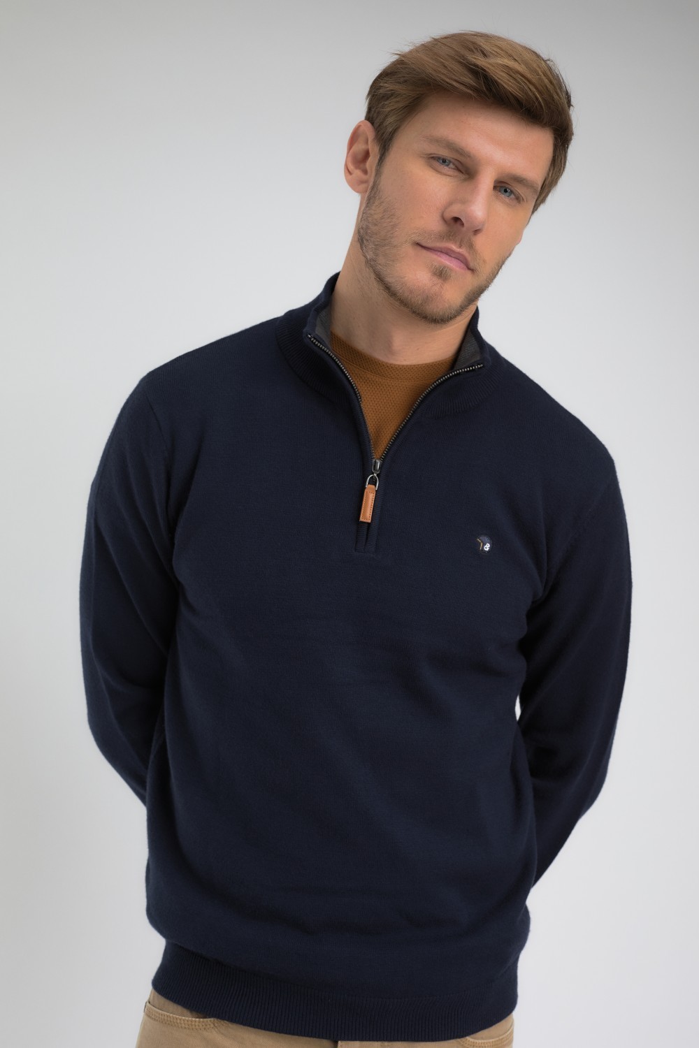 Pull col zippé Floxtopo